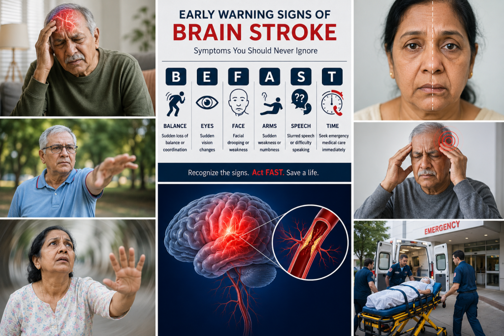Early Warning Signs of a Brain Stroke: Symptoms You Should Never Ignore